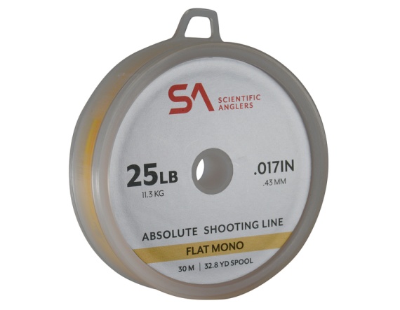 SA Absolute Shooting Line Flat Mono 30m i gruppen Fiskelinor / Flugfiskelinor / Skjutlinor hos Fishline (129565r)
