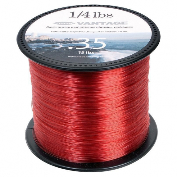Fladen Vantage Red 1/4 pound 0.45mm 20lbs 576m i gruppen Fiskelinor / Nylonlinor hos Fishline (13-360-20)