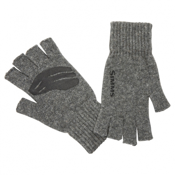 Simms Wool ½ Finger Glove Steel i gruppen Kläder & Skor / Kläder / Handskar & Vantar hos Fishline (13234-030-4050r)