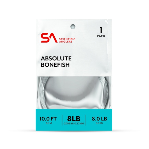 SA Absolute Bonefish Leader 10\' i gruppen Krok & Småplock / Tafsar & Tafsmaterial / Färdiga Tafsar / Taperade Flugfisketafsar hos Fishline (134491r)