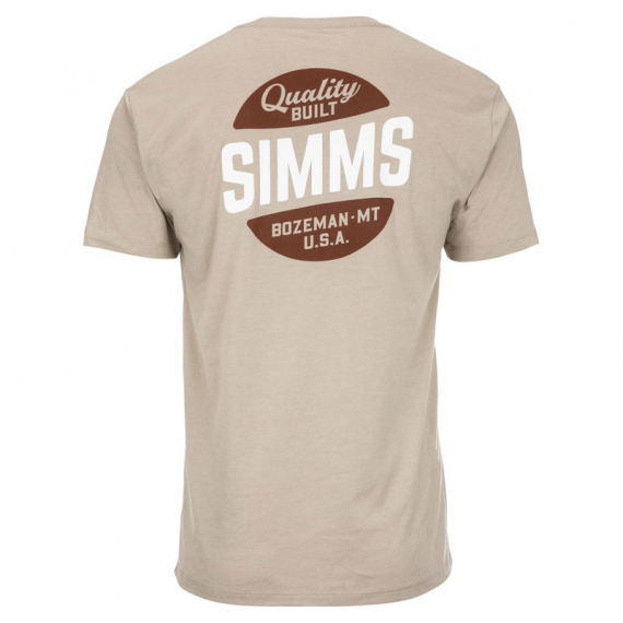 Simms Quality Built Pocket T-Shirt Khaki Heather i gruppen Kläder & Skor / Kläder / T-shirts hos Fishline (13518-976-30r)