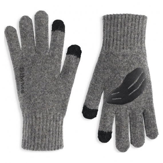Simms Wool Full Finger Glove Steel i gruppen Kläder & Skor / Kläder / Handskar & Vantar hos Fishline (13540-030-2030r)