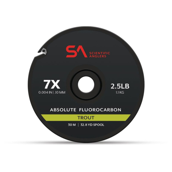 SA Absolute Fluorocarbon Trout Tafsmaterial i gruppen Krok & Småplock / Tafsar & Tafsmaterial / Tafsmaterial / Tafsmaterial Flugfiske hos Fishline (135450r)