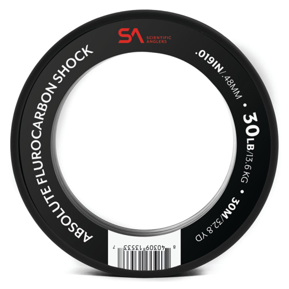 SA Absolute Fluorocarbon Shock Tafsmaterial 0,45mm i gruppen Krok & Småplock / Tafsar & Tafsmaterial / Tafsmaterial / Tafsmaterial Flugfiske hos Fishline (135597r)