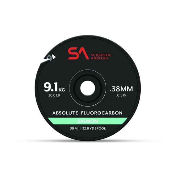 SA Absolute Salmon Fluorocarbon Tippet 0,33mm i gruppen Krok & Småplock / Tafsar & Tafsmaterial / Tafsmaterial / Tafsmaterial Flugfiske hos Fishline (135672)