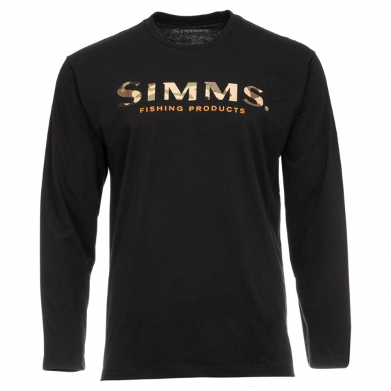Simms Logo Shirt LS Black i gruppen Kläder & Skor / Kläder / Tröjor / Långärmade T-shirts hos Fishline (13626-001-30r)