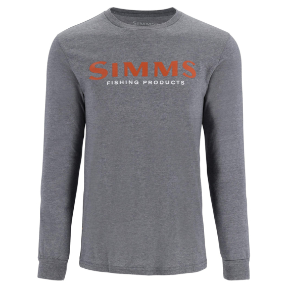 Simms Logo Shirt LS Athletic Heather i gruppen Kläder & Skor / Kläder / Tröjor / Långärmade T-shirts hos Fishline (13626-1099-20r)