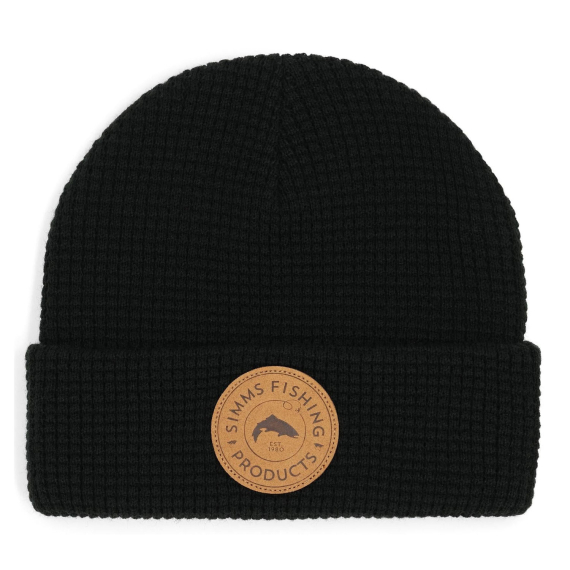 Simms Everyday Waffle Knit Beanie Black i gruppen Kläder & Skor / Kepsar & Huvudbonader / Mössor hos Fishline (13786-001-00)