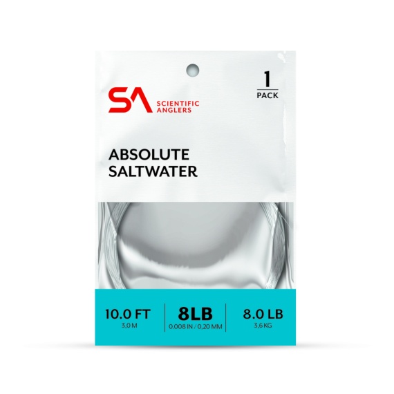 SA Absolute Salmon Leader 9\' 0,28mm i gruppen Krok & Småplock / Tafsar & Tafsmaterial / Färdiga Tafsar / Taperade Flugfisketafsar hos Fishline (138482)