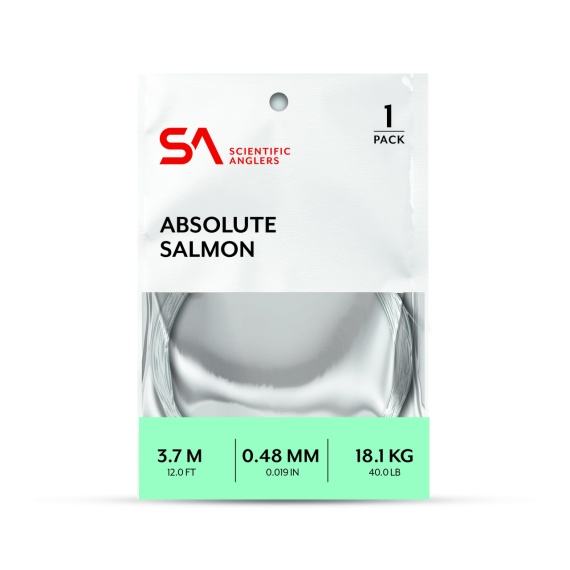 SA Absolute Salmon Leader 12\' i gruppen Krok & Småplock / Tafsar & Tafsmaterial / Färdiga Tafsar / Taperade Flugfisketafsar hos Fishline (138536r)