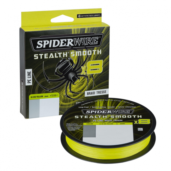 Spiderwire Stealth Smooth Braid 8 Hi-Vis Yellow i gruppen Fiskelinor / Flätlinor & Superlinor hos Fishline (1422163r)