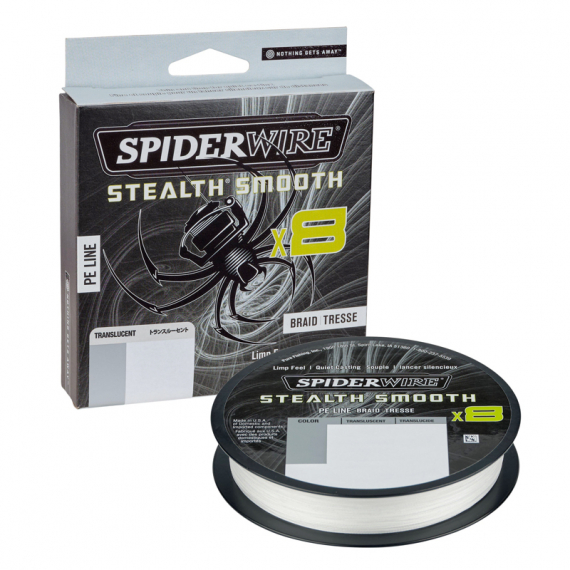 Spiderwire Stealth Smooth Braid 8 Translucent 150m i gruppen Fiskelinor / Flätlinor & Superlinor hos Fishline (1422262r)