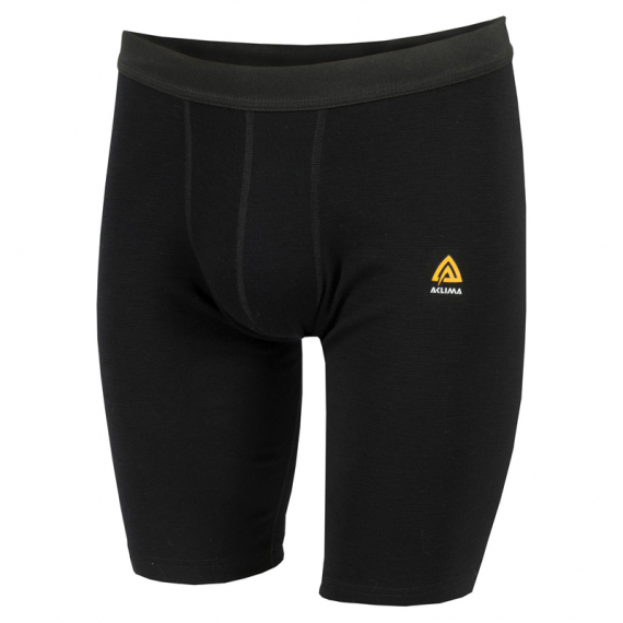 Aclima WarmWool Shorts (Long) Man, Jet Black i gruppen Kläder & Skor / Kläder / Underställ & Underkläder / Underkläder hos Fishline (142322001-04r)