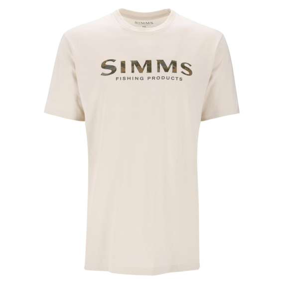 Simms Shroud Fill Logo T-Shirt Natural i gruppen Kläder & Skor / Kläder / T-shirts hos Fishline (14276-1290-20r)