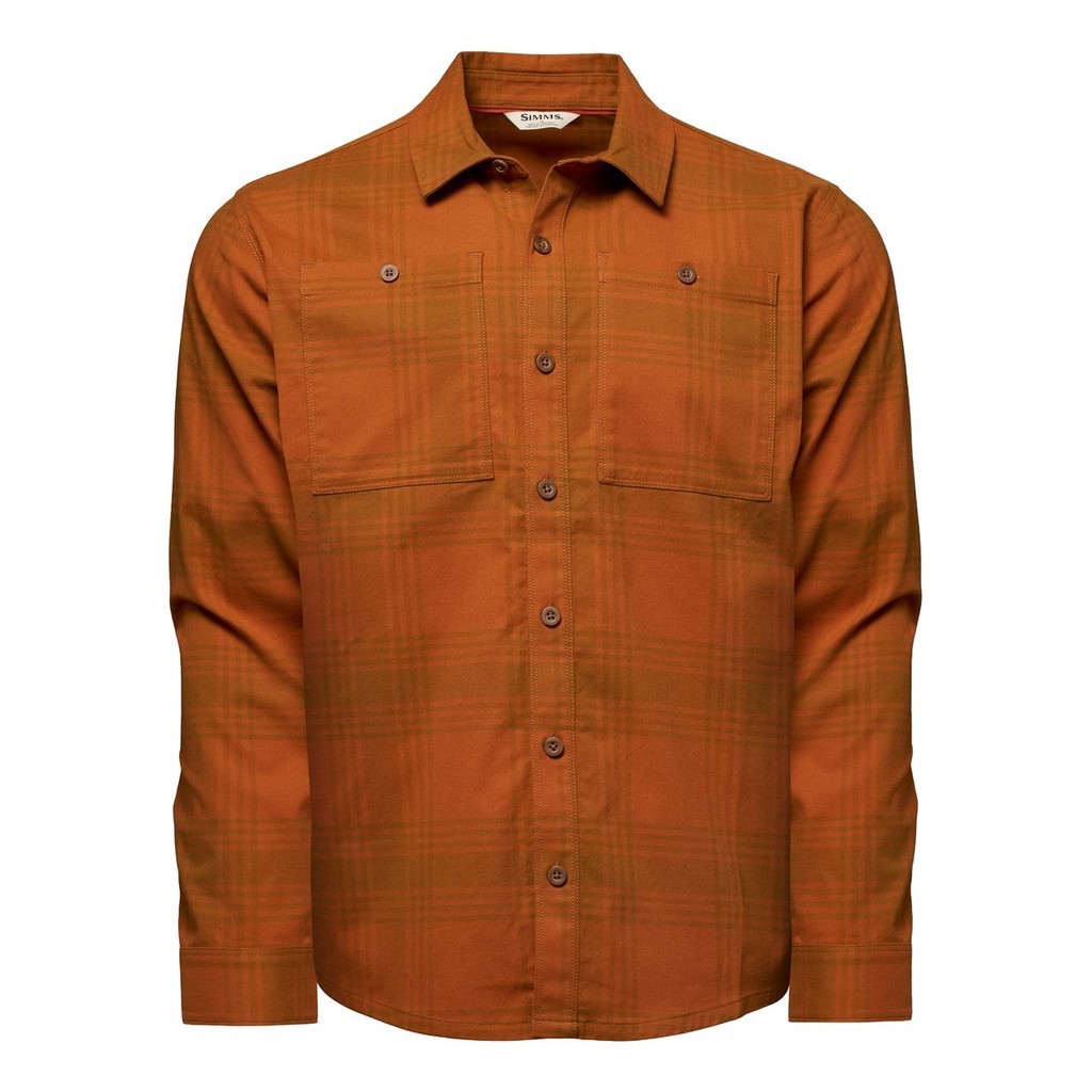 Simms Tailout Flannel Louie Pld Cobia i gruppen Kläder & Skor / Kläder / Skjortor hos Fishline (14537-1488-30r)