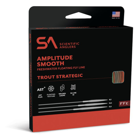 SA Amplitude Smooth Trout Strategic 8.5 i gruppen Fiskelinor / Flugfiskelinor / Enhandslinor hos Fishline (145510r)