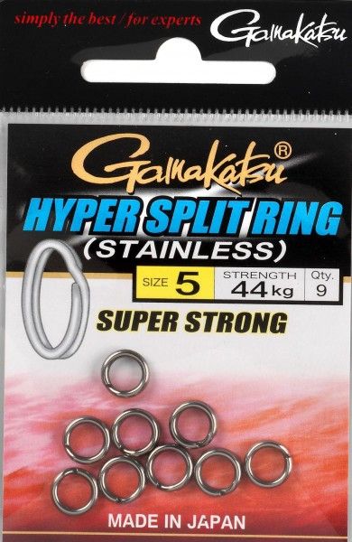 Gamakatsu Hyper Split Ring i gruppen Krok & Småplock / Stingers & Stingertillbehör / Stingertillbehör hos Fishline (149287009r)