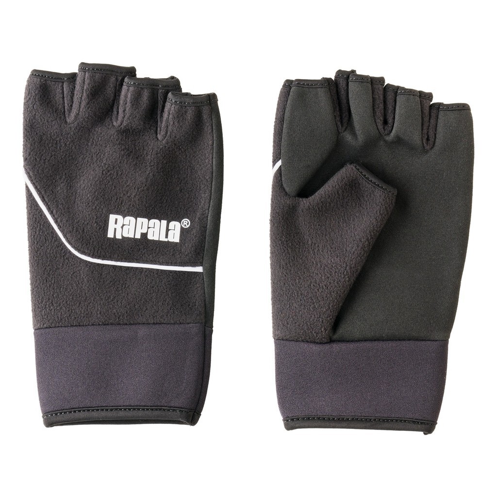 Rapala Soft Shell Cut Finger Gloves Black i gruppen Kläder & Skor / Kläder / Handskar & Vantar hos Fishline (154657NOr)