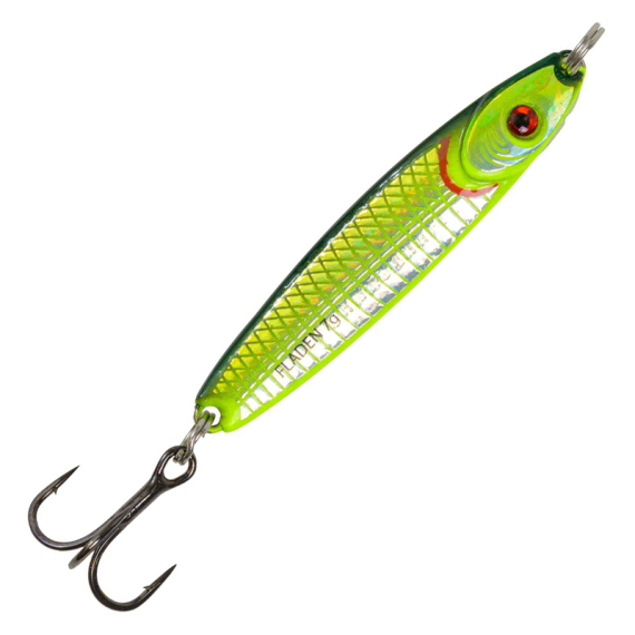 Fladen HoloTwist spoon 12g Green Silver i gruppen Fiskedrag / Skeddrag hos Fishline (16-1212-6)