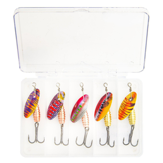 Fladen Multi Catch spinnare 6g 60mm 5-pack i gruppen Fiskedrag / Betespaket / Betespaket Ädelfisk & Putntake hos Fishline (16-7509)