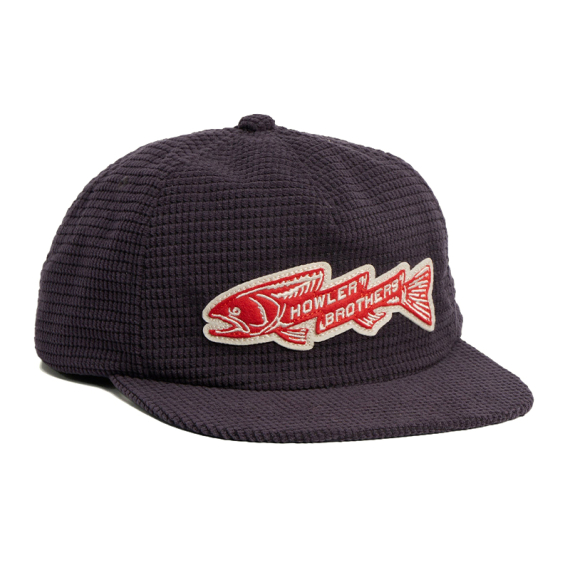 Howler Bro\'s Unstructured Snapback Hats Trout Bolt - Navy Corduroy i gruppen Kläder & Skor / Kepsar & Huvudbonader / Kepsar hos Fishline (160525F-NAV)