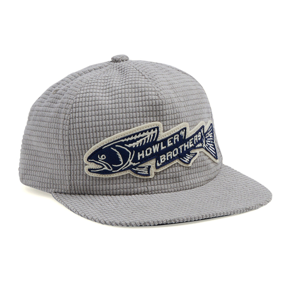 Howler Bros Trout Bolt Snapback - Grey Grid Corduroy i gruppen Kläder & Skor / Kepsar & Huvudbonader / Kepsar hos Fishline (160526S-TRO)