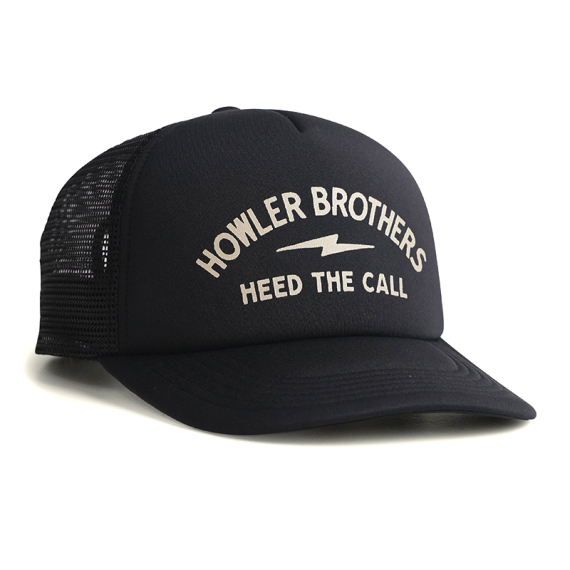 Howler Bros Lightning Badge Foam Dome - Black i gruppen Kläder & Skor / Kepsar & Huvudbonader / Kepsar hos Fishline (160924S-LIG)