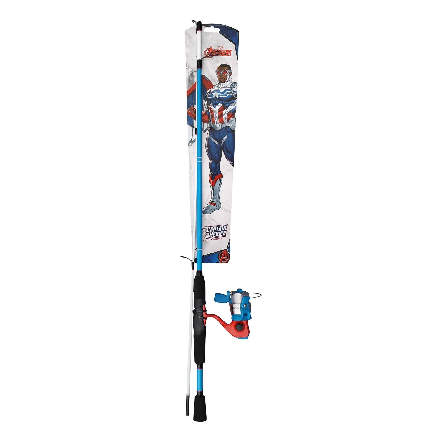 Shakespeare Marvel Captain America Spinning Combo - 5\'6\'\' 5-20g i gruppen Fiskeset / Haspelset / Haspelset Allround hos Fishline (1610326)