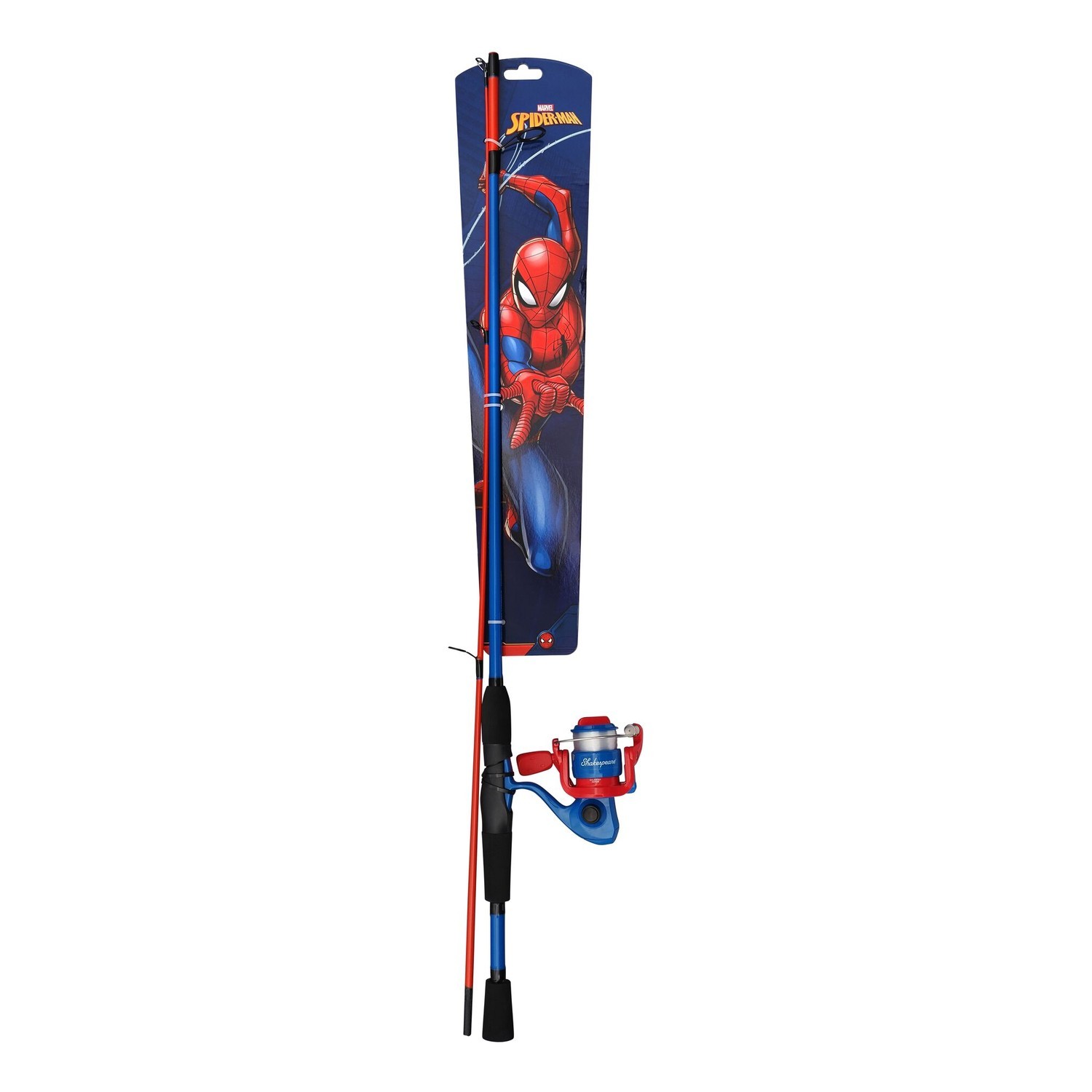 Shakespeare Marvel Spiderman Spinning Combo - 5\'6\'\' 5-20g i gruppen Fiskeset / Haspelset / Haspelset Allround hos Fishline (1610333)