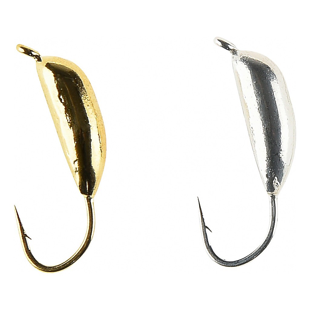 Bananen Mormyska, 2-pack i gruppen Fiskedrag / Pimpelbeten / Mormyskor hos Fishline (163506)