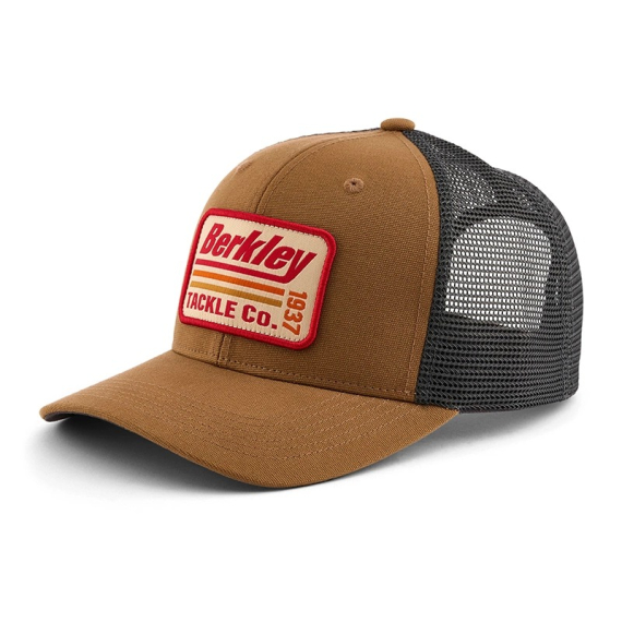 Berkley Berkley Striper Trucker Cap - Brown/Charcoal i gruppen Kläder & Skor / Kepsar & Huvudbonader / Kepsar / Truckerkepsar hos Fishline (1639993)
