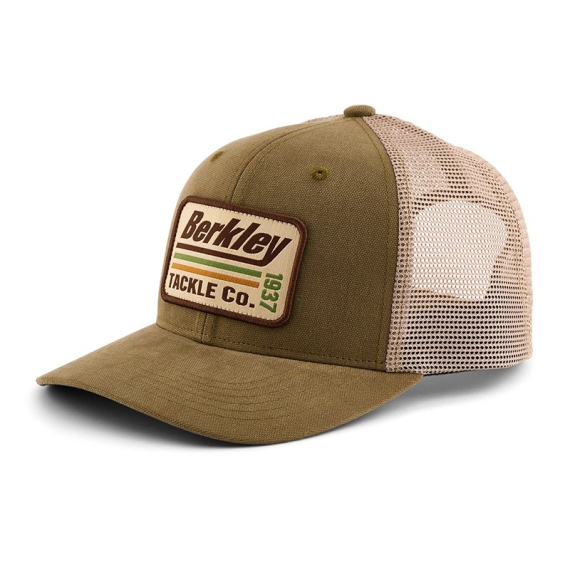 Berkley Berkley Striper Trucker Cap - Olive/Khaki i gruppen Kläder & Skor / Kepsar & Huvudbonader / Kepsar / Truckerkepsar hos Fishline (1639994)