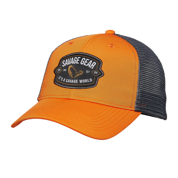 Savage Gear Badge Trucker Cap Orange i gruppen Kläder & Skor / Kepsar & Huvudbonader / Kepsar hos Fishline (1642622)