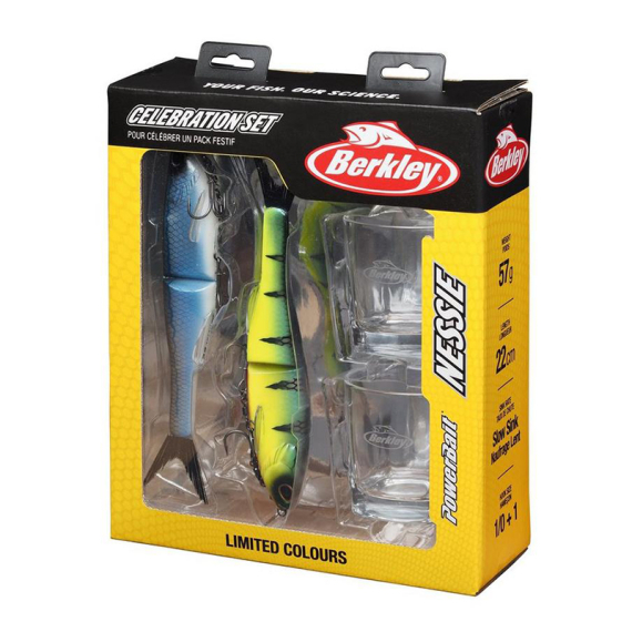 Berkley Nessie 22cm Celebration Set i gruppen Fiskedrag / Betespaket hos Fishline (1643101)
