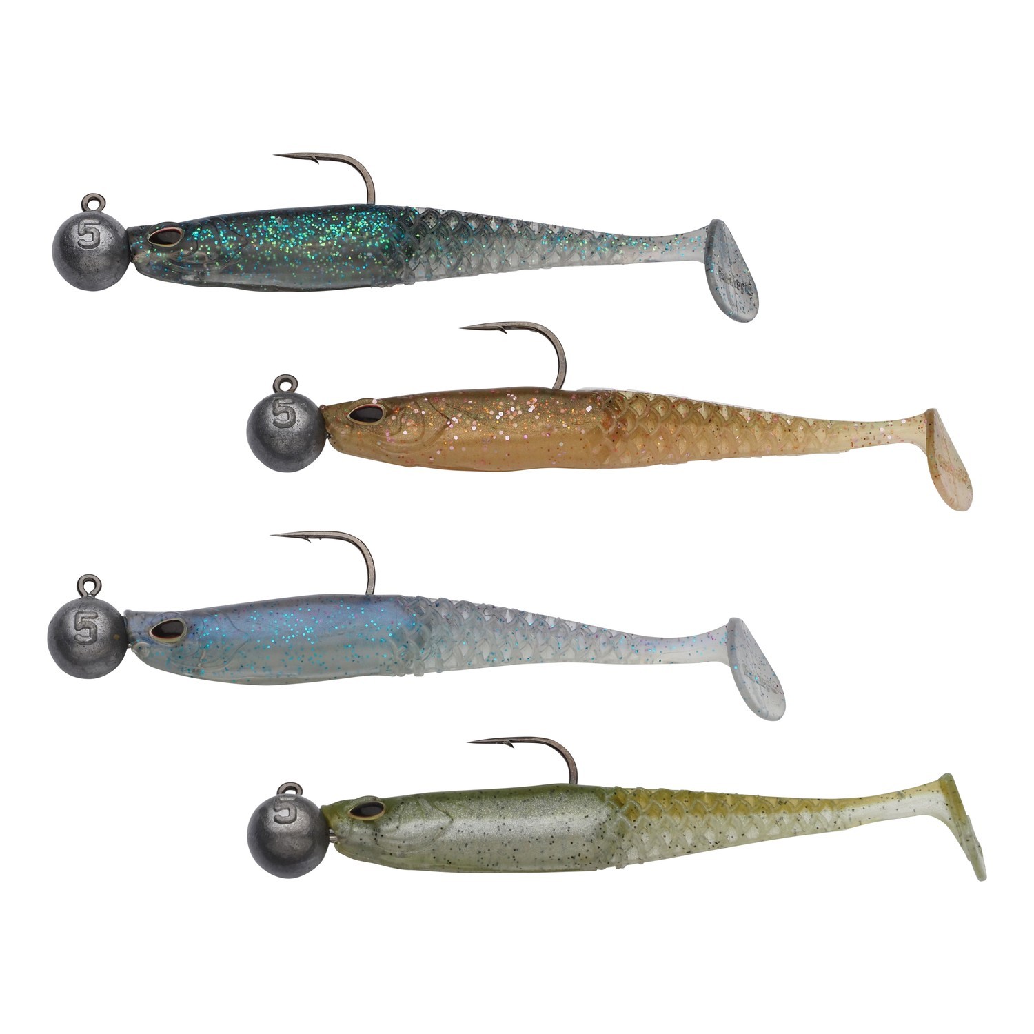 Berkley Cullshad Slim Ready To Fish Mixpack i gruppen Fiskedrag / Jiggar & Gummibeten / Abborrjiggar & Gösjiggar hos Fishline (1655583r)