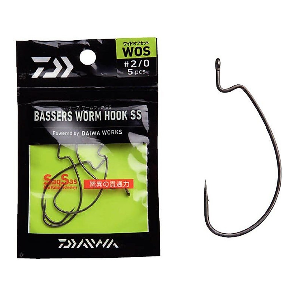 Daiwa Bassers Worm Hook Wos i gruppen Krok & Småplock / Krok / Offsetkrok hos Fishline (196151r)