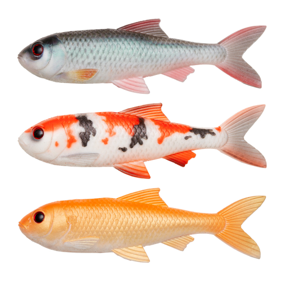 Pulz Bait Skinz Roach, 15cm 3pcs - Roach/Koi/Gold Fish i gruppen Fiskedrag / Pulz Bait hos Fishline (2000-35)