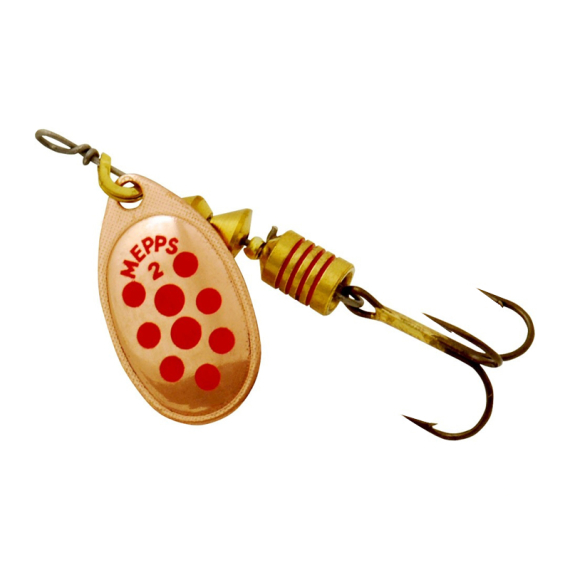 Mepps Aglia med prickar i gruppen Fiskedrag / Spinnare / Inlinespinnare hos Fishline (20046909r)