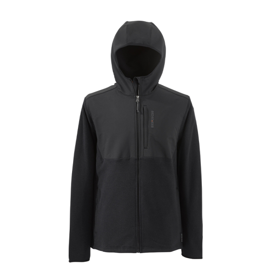Grundéns Bering Fleece Pro FZ Hoodie Black i gruppen Kläder & Skor / Kläder / Tröjor / Hoodies hos Fishline (20069-001-0014r)