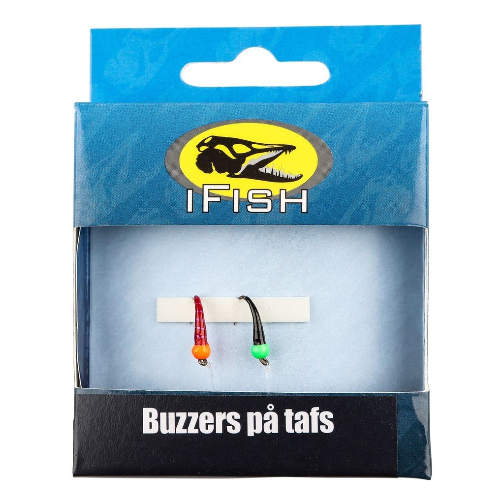 IFISH Buzzers på tafs 2-pack i gruppen Fiskedrag / Pimpelbeten / Creaturebaits Pimpelfiske hos Fishline (20241577)