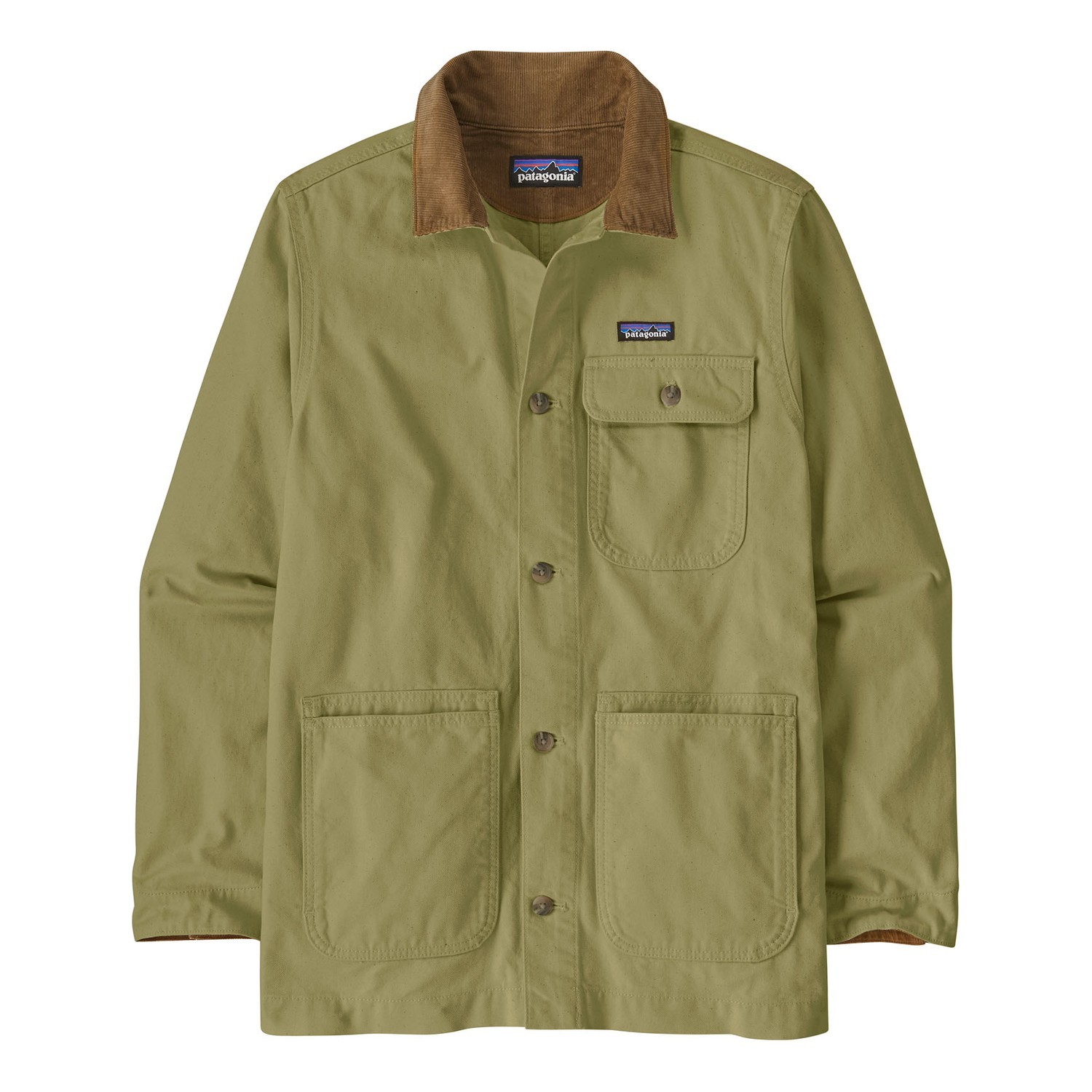 Patagonia M\'s Point Reyes Canvas Jacket Gumtree Green i gruppen Kläder & Skor / Kläder / Jackor / Skaljackor hos Fishline (20250-GMTG-Sr)