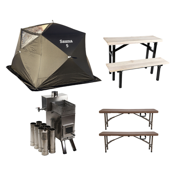 IFISH Sauna 5 Komplett i gruppen Outdoor / Isfisketält & Tillbehör / Isfisketält hos Fishline (20254831)
