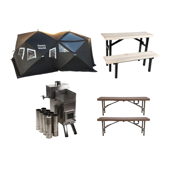 IFISH Sauna World Komplett i gruppen Outdoor / Isfisketält & Tillbehör / Isfisketält hos Fishline (20254834)