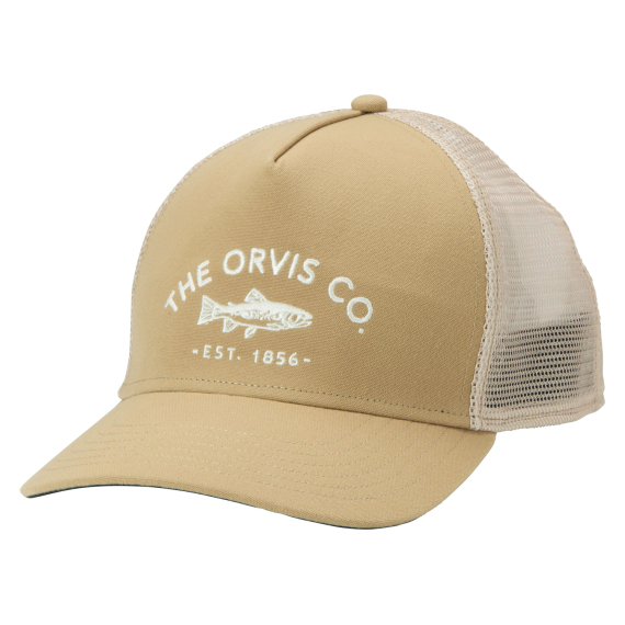 Orvis Co Trucker Hat Khaki i gruppen Kläder & Skor / Kepsar & Huvudbonader / Kepsar hos Fishline (20258956)