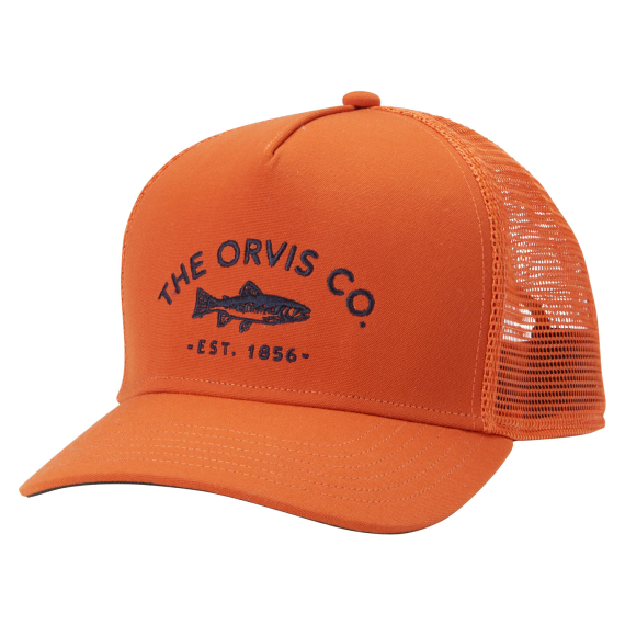 Orvis Co Trucker Hat Red Clay i gruppen Kläder & Skor / Kepsar & Huvudbonader / Kepsar hos Fishline (20258957)
