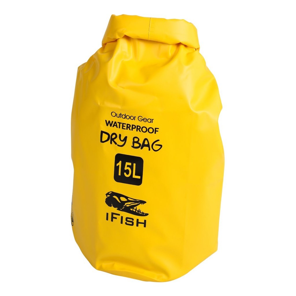 IFISH Dry Bag 15L Yellow i gruppen Förvaring / Vattentäta Väskor hos Fishline (20266276)