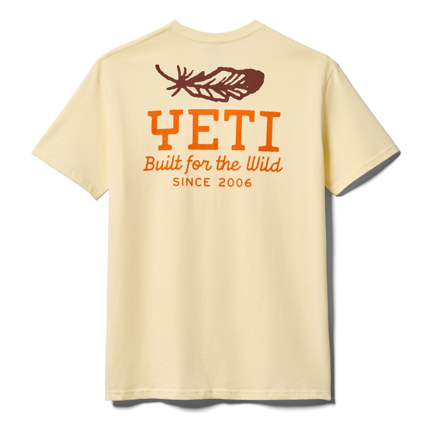 Yeti Feather SST T-Shirt, Butter i gruppen Kläder & Skor / Kläder / T-shirts hos Fishline (21023008788r)