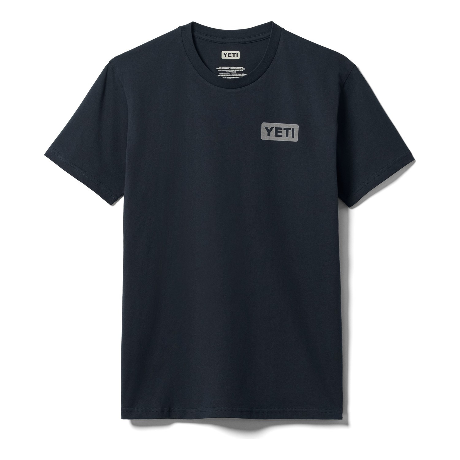 Yeti Lchest Logobadge SST T-Shirt, Navy i gruppen Kläder & Skor / Kläder / T-shirts hos Fishline (21023009166r)