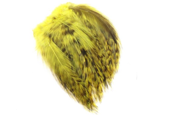 Grizzly Hackles - Yellow i gruppen Krok & Småplock / Flugbindning / Flugbindningsmaterial / Fjädrar & Nackar / Hackel hos Fishline (2150-38)