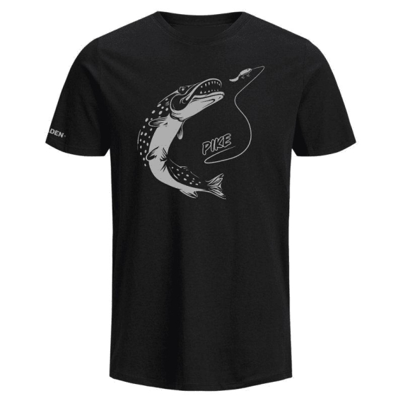 Fladen T-Shirt Fighting Pike Black i gruppen Kläder & Skor / Kläder / T-shirts hos Fishline (22-651-Mr)